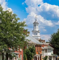Residential neighborhood in Waynesboro, Virginia