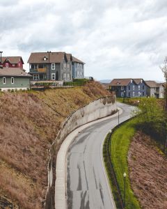 Large retaining wall Augusta County