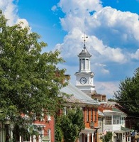 Residential neighborhood in Waynesboro, Virginia 